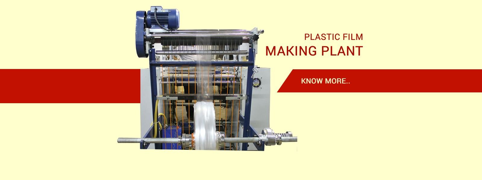LLDPE, HM-HDPE, LDPE Film Plant